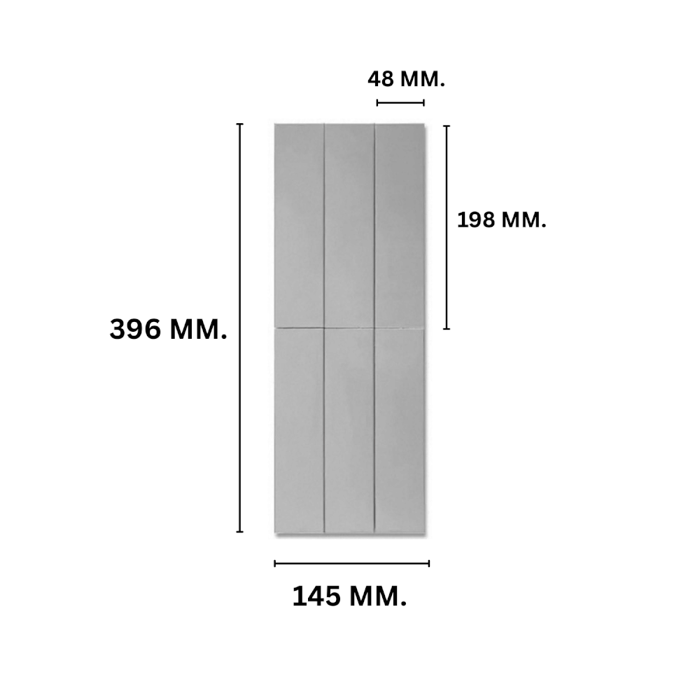 โมเสค TIMELESS TILES รุ่น LUSTO 39.6X14.5 ซม. สี SILVER ผิวเงามิลเลอร์_1